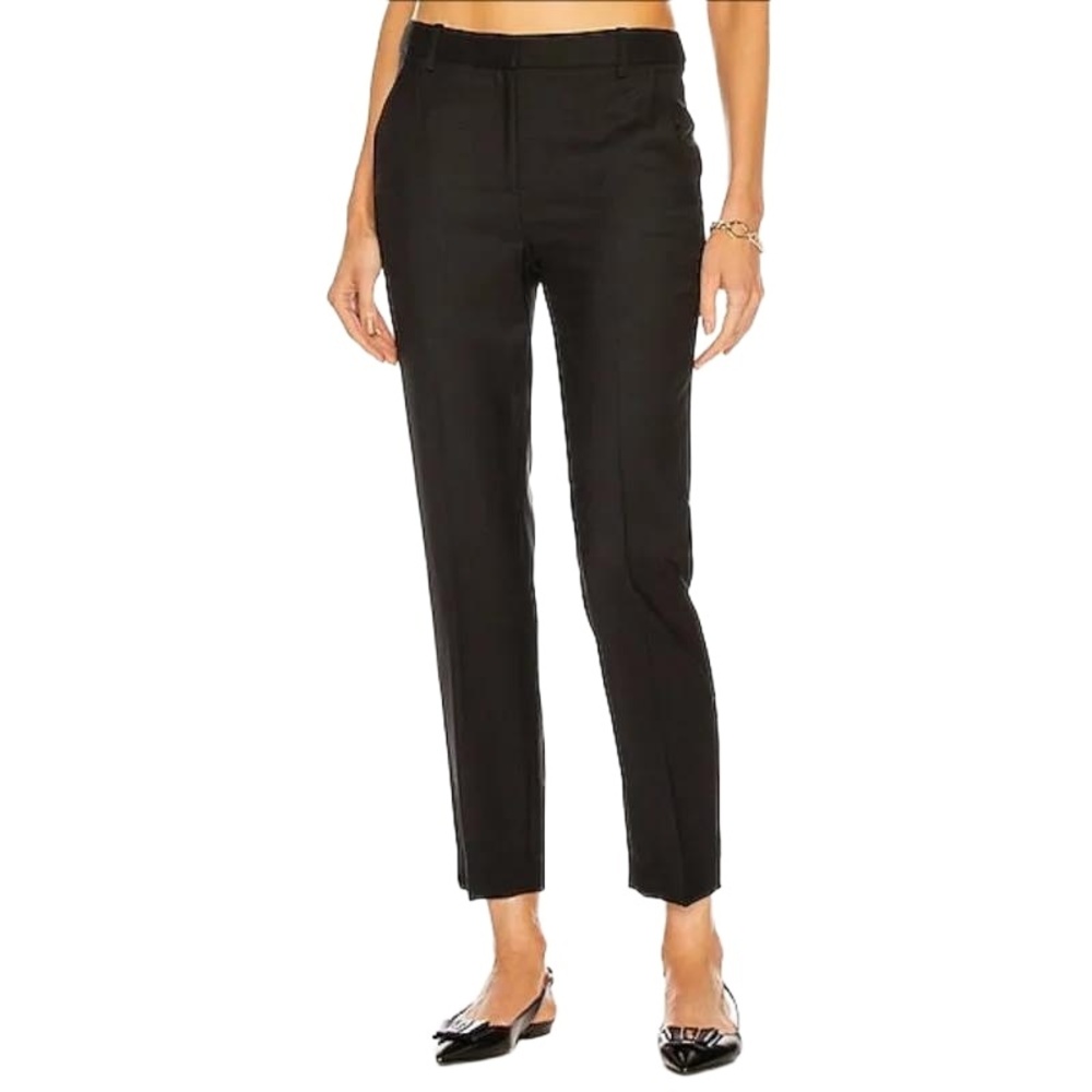 Nili Lotan Stretch Chelsea Trousers in Black